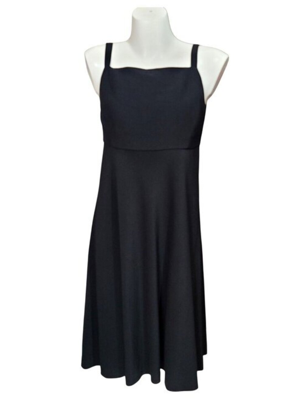 Armani Black Sleeveless Midi Dress Size IT46